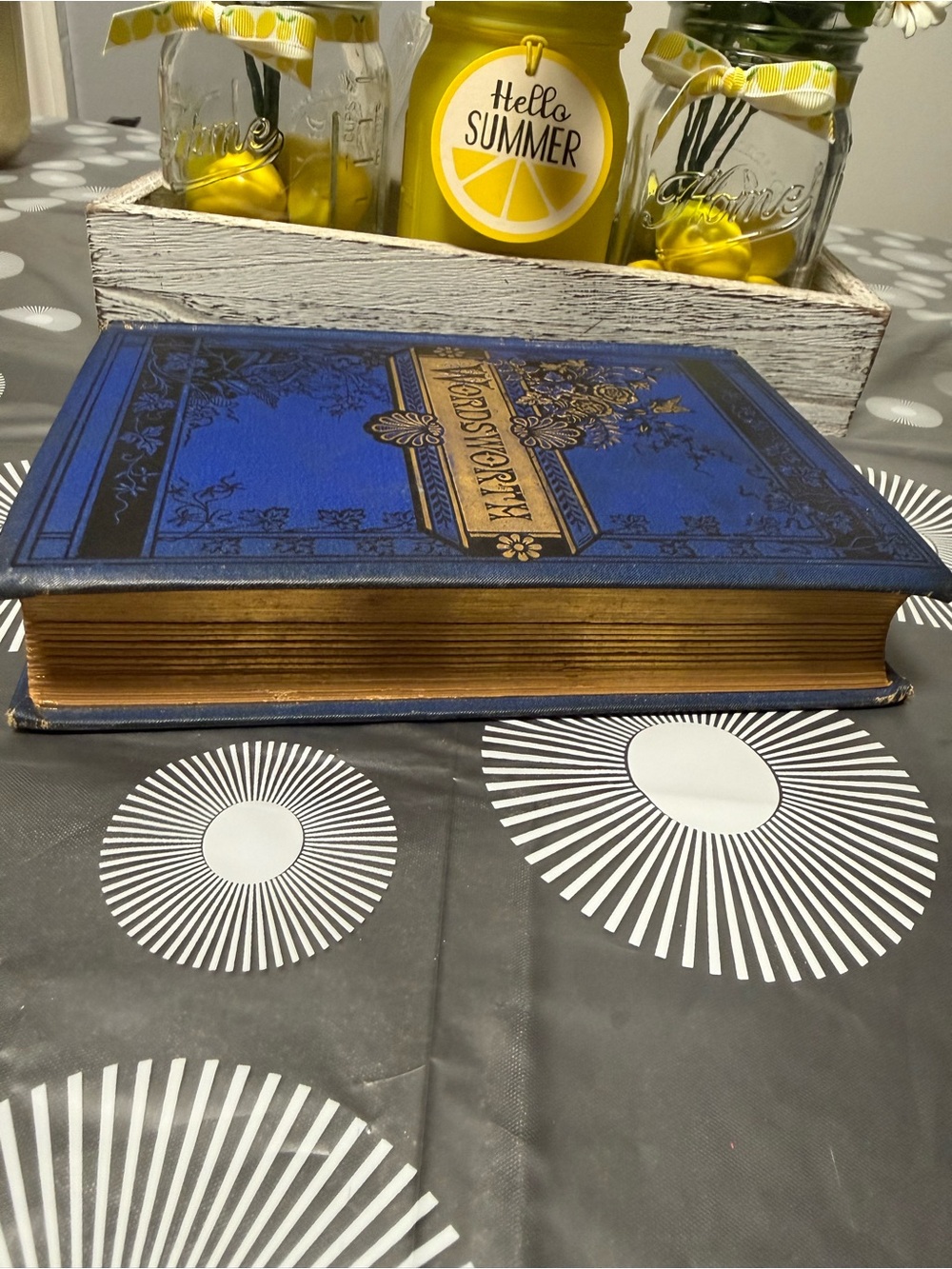 The Poetical Works of William Wordsworth Hardcover Gilded Edges Cica 1885 - Picture 3 of 8